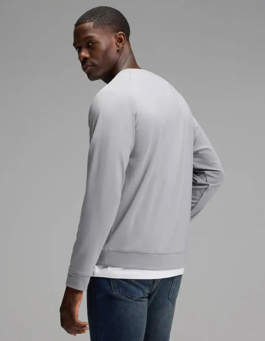 Men's Brushed Bamboo Pullover Crew