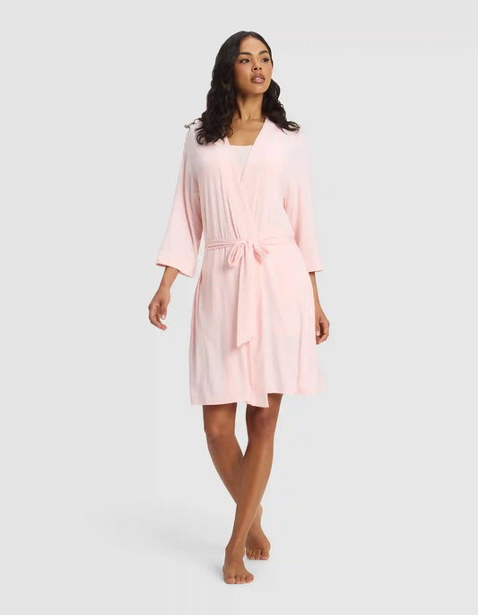Women's Bamboo Stretch-Knit Kimono Robe