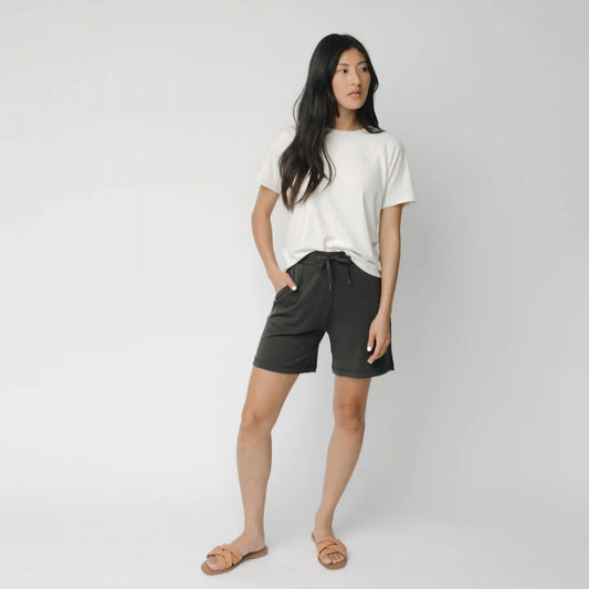 Women's Brushed Bamboo Mid-Length Shorts