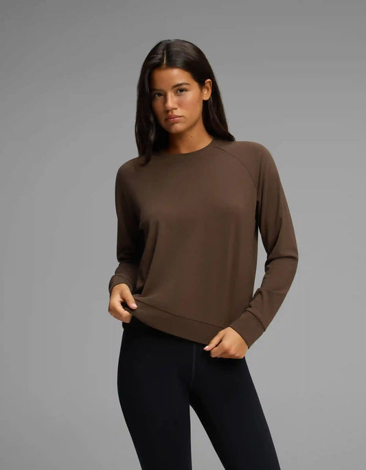 Women's Brushed Bamboo Pullover Crew