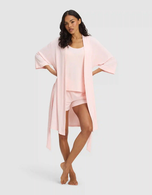 Women's Bamboo Stretch-Knit Kimono Robe