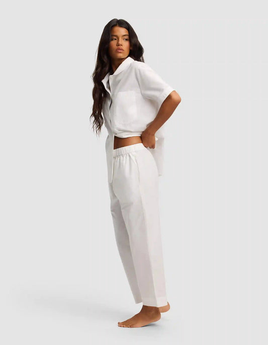 Women's Sutton Short Sleeve & Cropped Pajama Pant Set - Last Chance