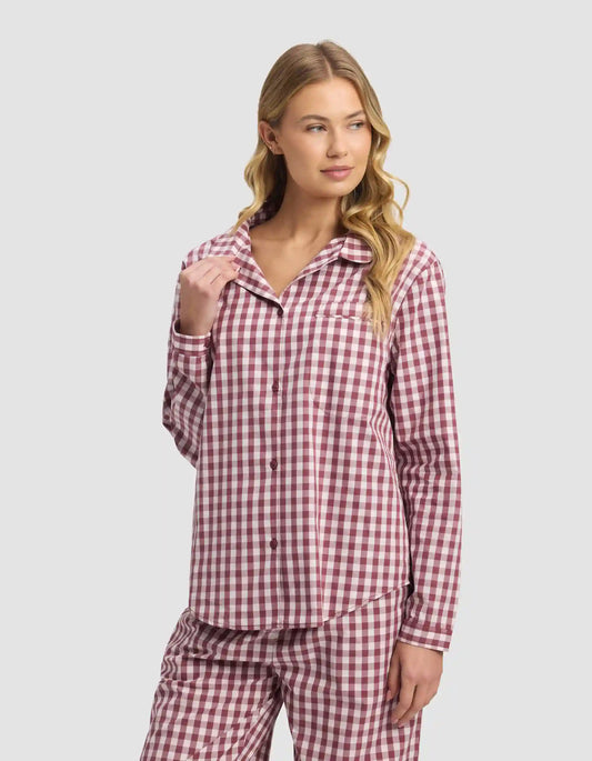 Women's Sutton Long Sleeve Pajama Top - Last Chance