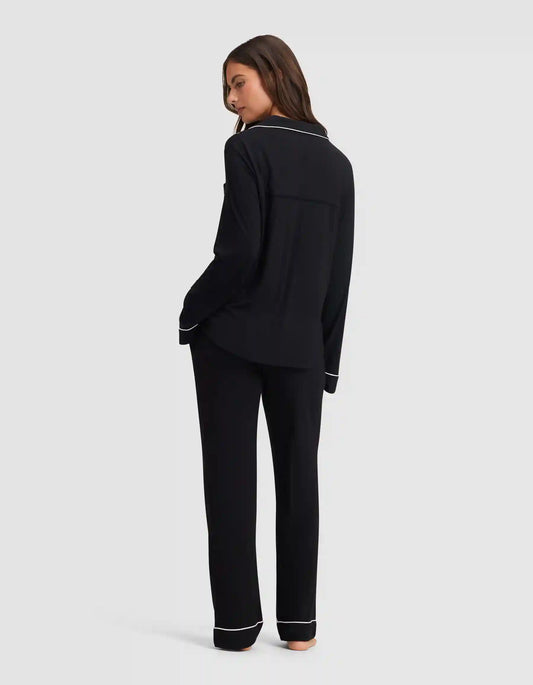 Women's Bamboo Stretch-Knit Long Sleeve Pajama Set TALL