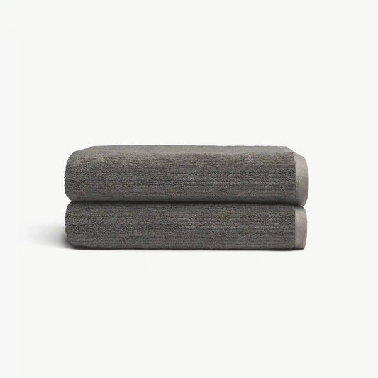 Ribbed Terry Bath Towels