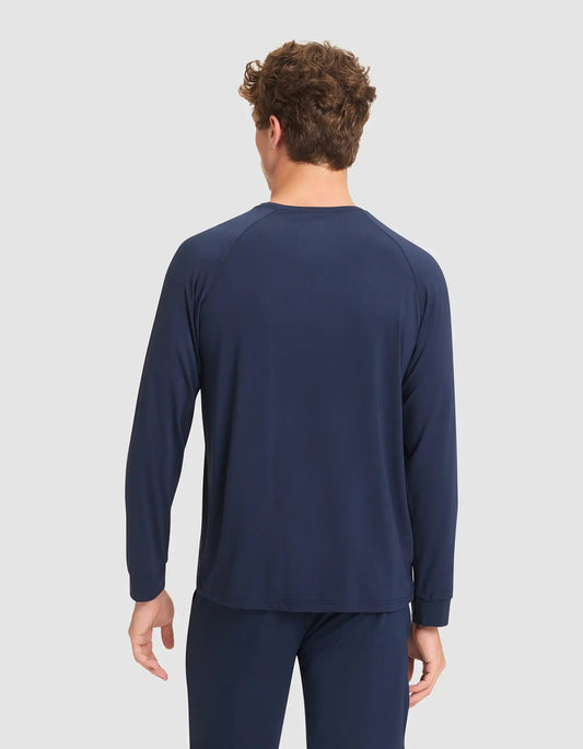 Men's Bamboo Stretch-Knit Long Sleeve Pajama Top